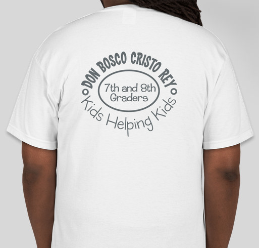 Don Bosco Cristo Rey Fundraising White Party Fundraiser - unisex shirt design - back
