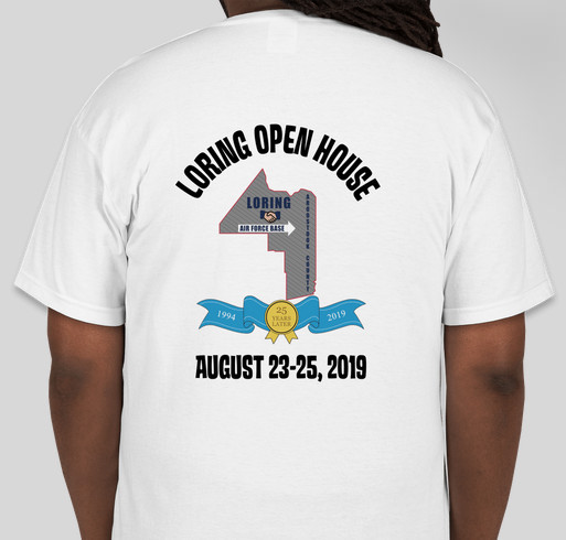 LORING OPEN HOUSE 2019 Fundraiser - unisex shirt design - back