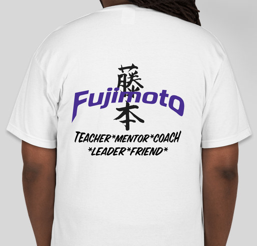 Hiroshi Fujimoto Memorial Fundraiser - unisex shirt design - back