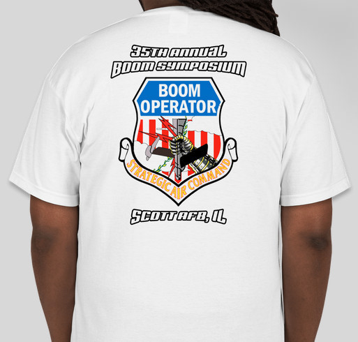Annual Boom Operator Symposium Fundraiser - unisex shirt design - back