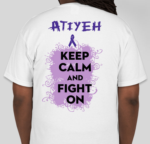 Help Nick Fight His Fight Fundraiser - unisex shirt design - back