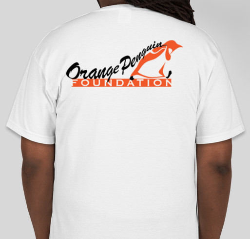 Orange Penguin Foundation Fundraiser - unisex shirt design - back