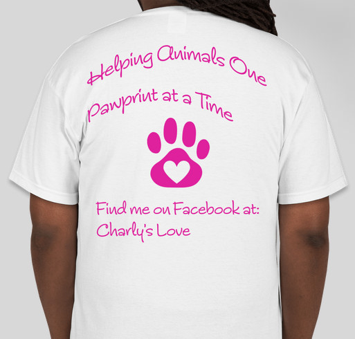 Charly's Love *Help animals in need* Fundraiser Fundraiser - unisex shirt design - back