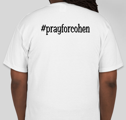 help Cohen beat cancer Fundraiser - unisex shirt design - back