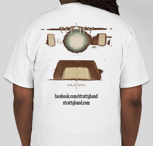 Testify T-Shirt For Sale Fundraiser - unisex shirt design - back
