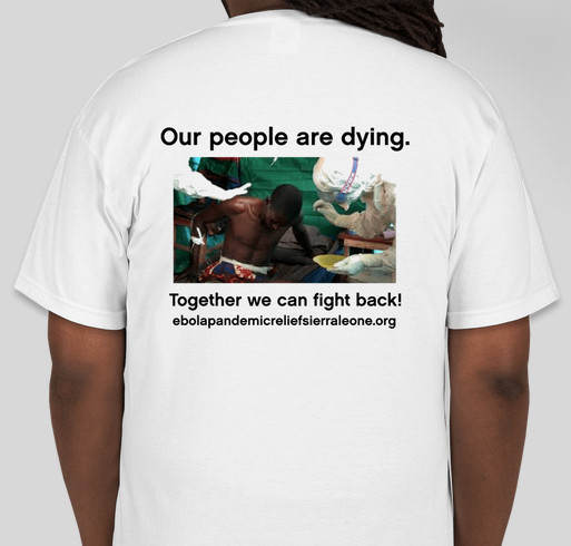 Embassy of Sierra Leone Fundraiser - unisex shirt design - back