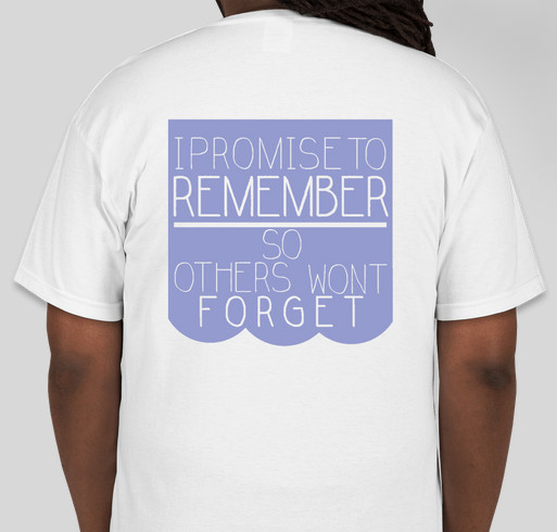 Alzheimer's Association Fundraiser Fundraiser - unisex shirt design - back