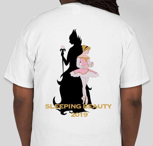 LBPAC 2019 Sleeping Beauty Shirt Fundraiser - unisex shirt design - back