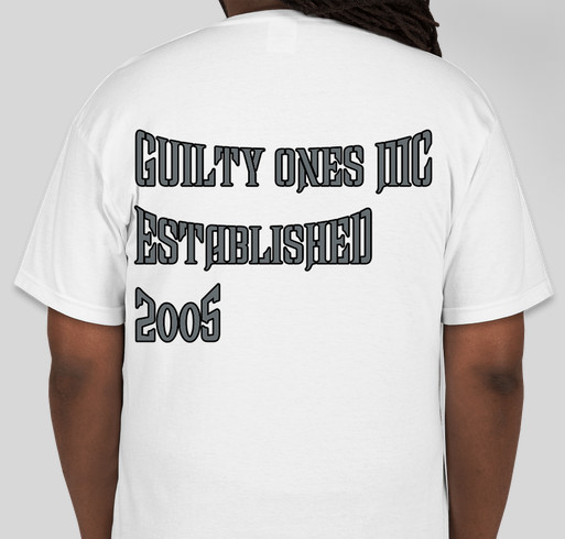 Guilty Ones MC SYL71 Fundraiser - unisex shirt design - back