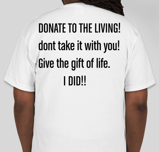 My sons life Fundraiser - unisex shirt design - back