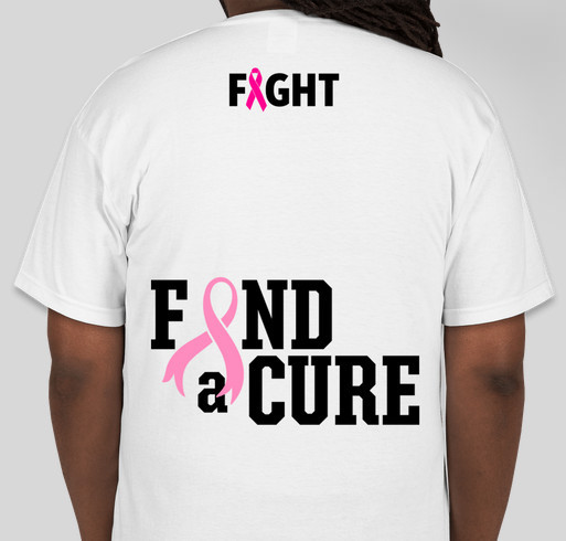 Breast cancer support Fundraiser - unisex shirt design - back
