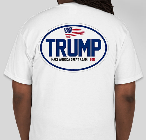 Trump Support T! Fundraiser - unisex shirt design - back