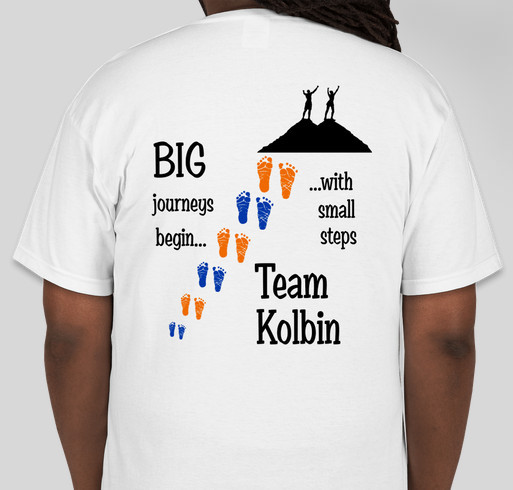 Team Kolbin Fundraiser - unisex shirt design - back