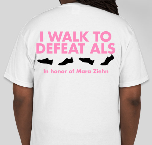 Team MZ: T-shirts for a Cure Fundraiser - unisex shirt design - back