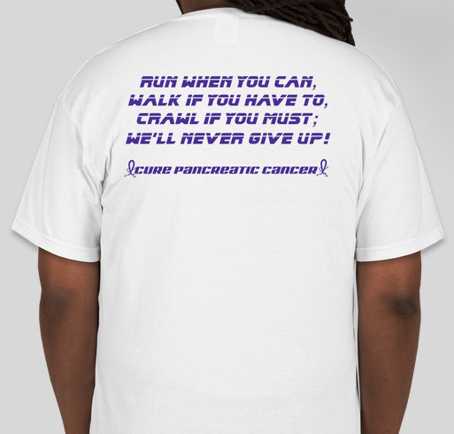 Team Kelly: Our Fight For Her Life Fundraiser - unisex shirt design - back