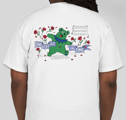 Laps for Levi Cystic Fibrosis Walk T-Shirt Sales Fundraiser - unisex shirt design - back