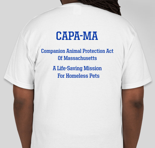 The Companion Animal Protection Act of MA Coalition Fundraiser - unisex shirt design - back