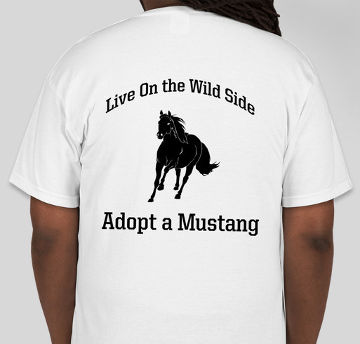 Kaitlyne Wadman Mustangs Fundraiser - unisex shirt design - back
