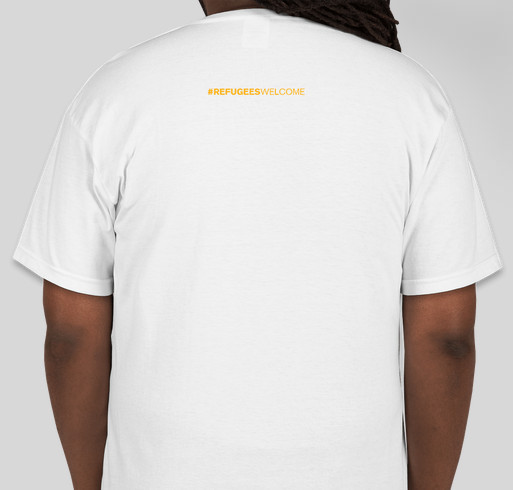 Support your IRC in Silver Spring in honor of World Refugee Day! Fundraiser - unisex shirt design - back