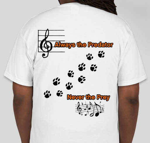 Benton Harbor Tiger Marching Band Fundraiser - unisex shirt design - back