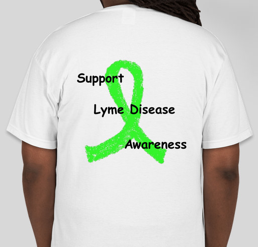 Help Support whatislyme.com Fundraiser - unisex shirt design - back
