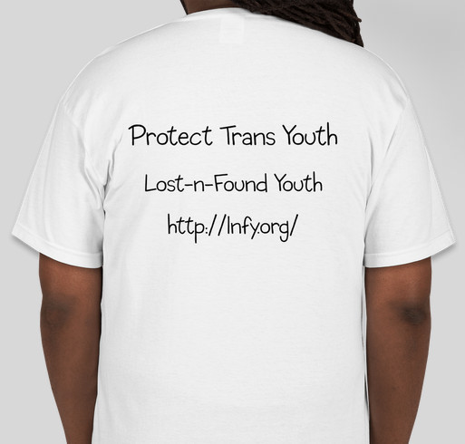 #ProtectTransYouth Fundraiser - unisex shirt design - back