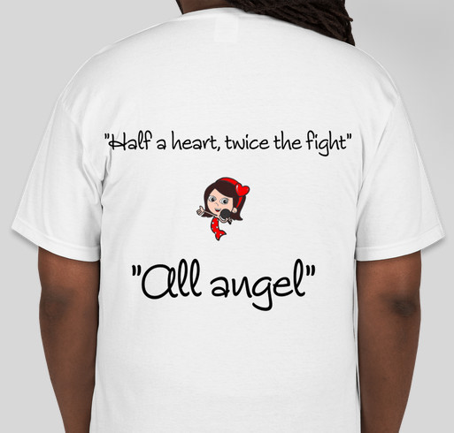 Team valentina Fundraiser - unisex shirt design - back