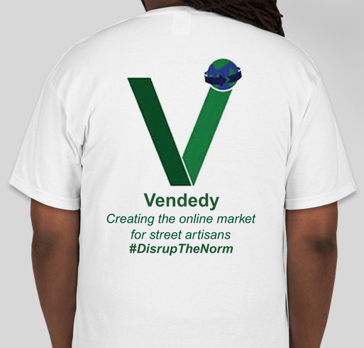 Vendedy Disrupt The Norm Campaign Fundraiser - unisex shirt design - back
