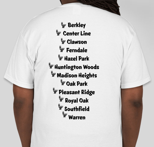 2014 Flood Relief Fundraiser - unisex shirt design - back
