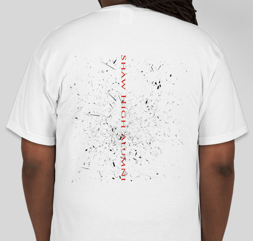 Shaw High Alumni 2016 T-shirt Fundraiser - unisex shirt design - back