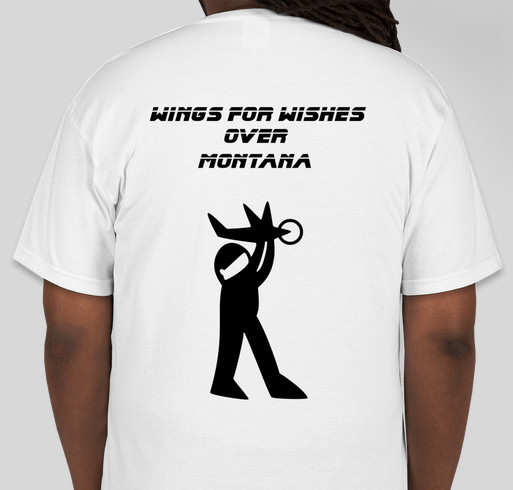 Wings For Wishes Fundraiser - unisex shirt design - back