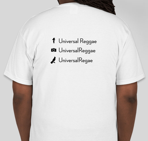 Globalizing Reggae Music and Jamaican Culture Fundraiser - unisex shirt design - back