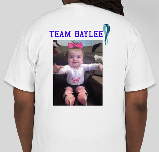 HELP BAYLEE WALK Fundraiser - unisex shirt design - back