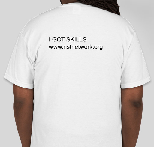 Introduction to the skilled trades summer program Fundraiser - unisex shirt design - back