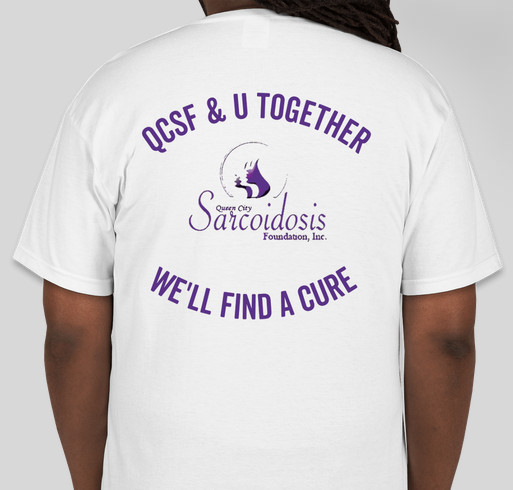 Purple Snowflakes In The Fight To Win Fundraiser - unisex shirt design - back