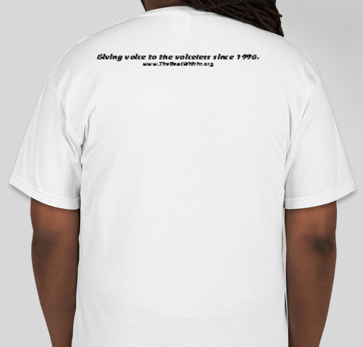 The Beat Within Fundraiser - unisex shirt design - back