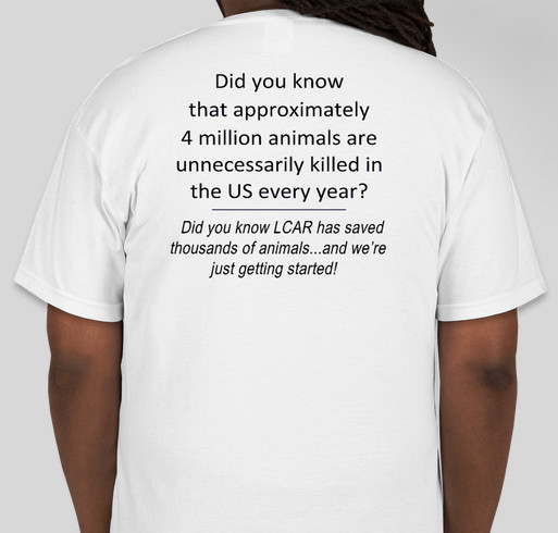 Support our Efforts and Save Lives Today! Fundraiser - unisex shirt design - back