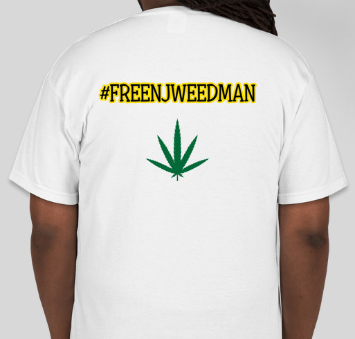 FREE Edward NJWeedman Forchion POLITICAL PRISONER Fundraiser - unisex shirt design - back