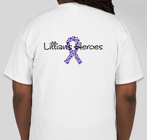 Lillian's Epilepsy Awareness Fundraiser - unisex shirt design - back