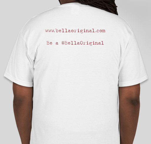 We help children, teens & young adults learn the value of self-worth Fundraiser - unisex shirt design - back