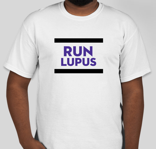 Run Lupus... Don't Let It Run You! Fundraiser - unisex shirt design - front