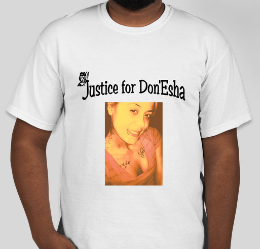 Seeking Justice for Don'Esha Marie Fundraiser - unisex shirt design - front