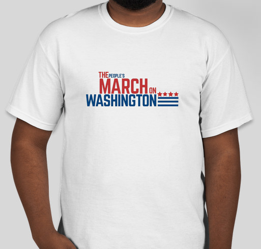 The People's March On Washington Official Swag Fundraiser - unisex shirt design - front