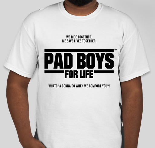 Get Your PAD BOYS GEAR and Help Us Get to the Gumball 3000 Fundraiser - unisex shirt design - front