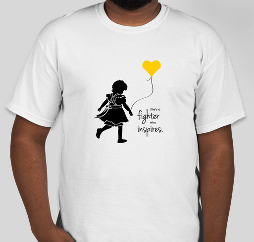 She's a Fighter - Through Emma's Eye Fundraiser - unisex shirt design - front