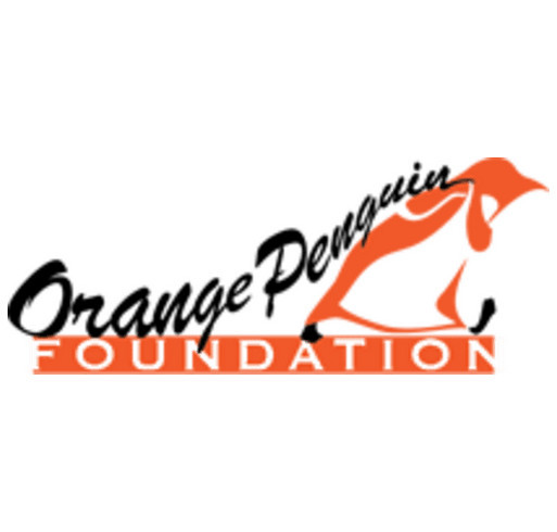 Orange Penguin Foundation shirt design - zoomed
