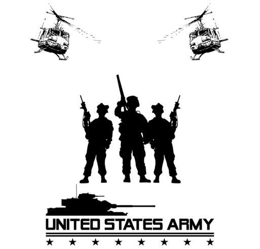 United States Army White Shirt shirt design - zoomed
