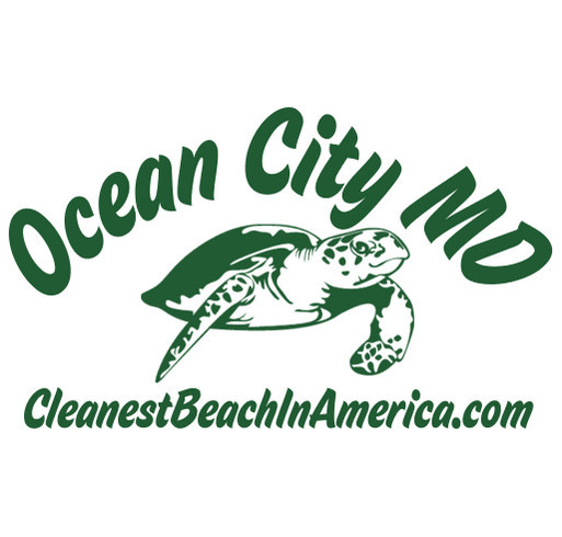 Ocean City MD, the Cleanest Beach In America shirt design - zoomed