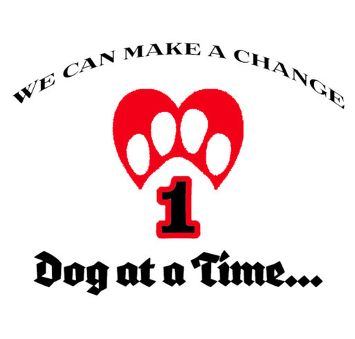 One Dog at a Time ODAAT T's are ready for SUMMER!!! shirt design - zoomed