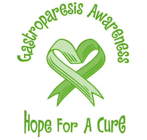 Gastroparesis Awareness Fundraiser shirt design - zoomed